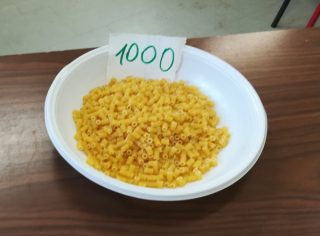 Il mille e le migliaia: il piatto del mille.