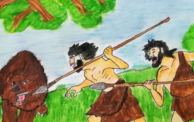 Homo sapiens: caccia all'orso.