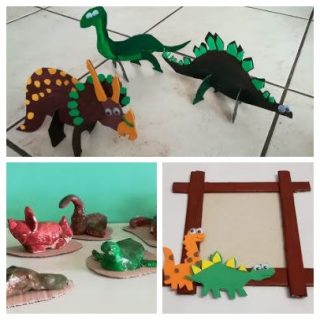 Lavoretti con i dinosauri