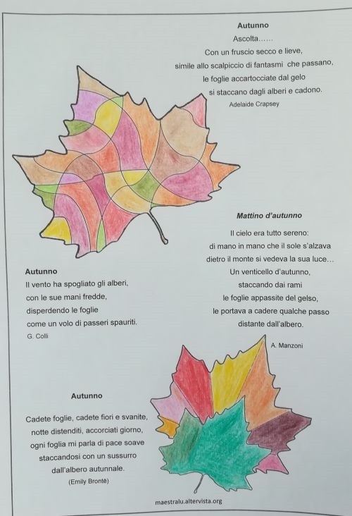 testi sull'autunno scuola primaria poesie autori vari