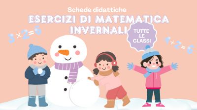 schede didattica matematica scuola primaria
