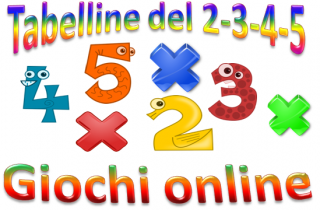 giochi online sulle tabelline