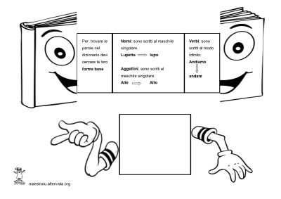 uso del dizionario scuola primaria forma base