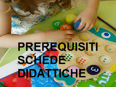 PREREQUISITI SCHEDE DIDATTICHE