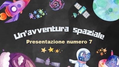 presentazione numero sette classe prima