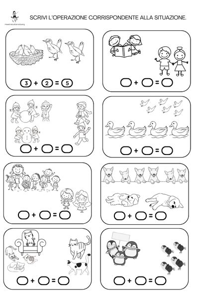 esercizi addizioni scuola primaria
