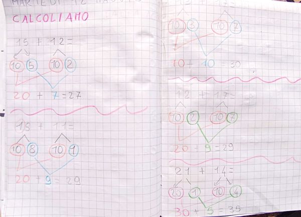 calcolo mentale attività