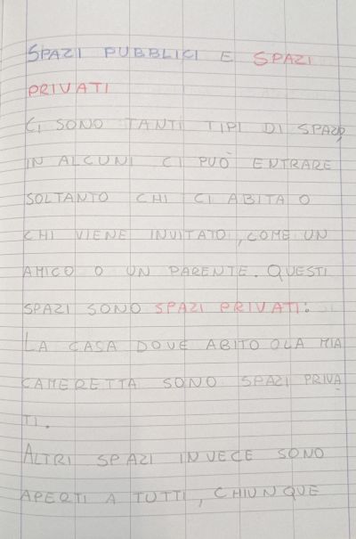 spazi pubblici e privati definizione