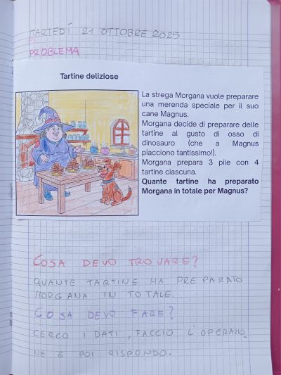 problemi con addizione classe seconda