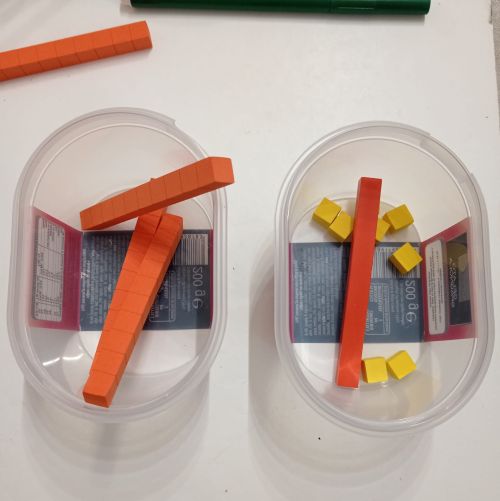 attività con la decina classe prima