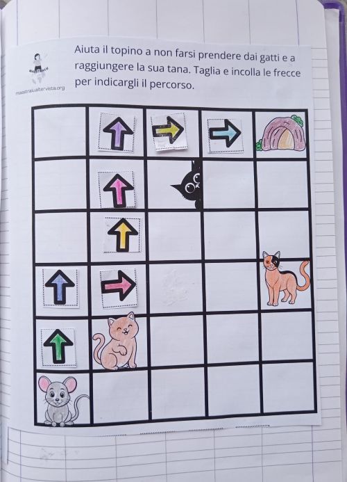 coding classe seconda percorsi