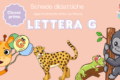 Lettera G schede didattiche classe prima