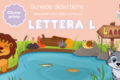 Lettera L schede didattiche classe prima