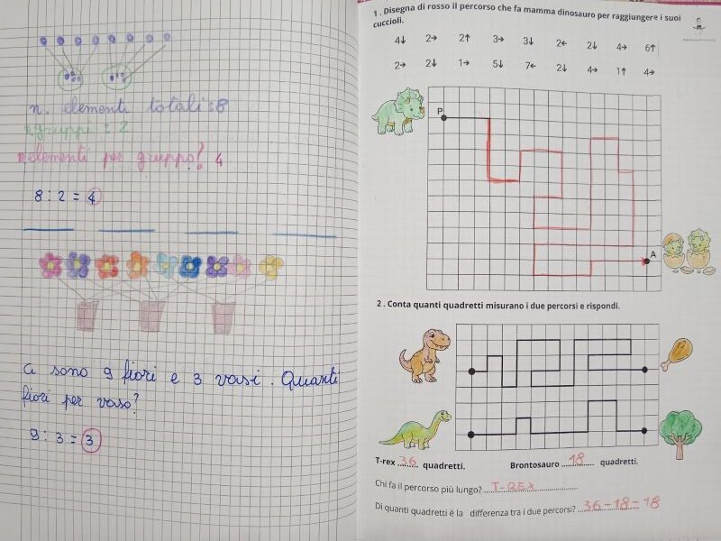 percorsi divertenti classe seconda